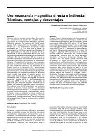 Uro-resonancia magnética directa e indirecta Técnicas ventajas y desventajas