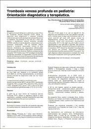 218 Trombosis venosa profunda en pediatria.pdf - FundaciÃ³n ...