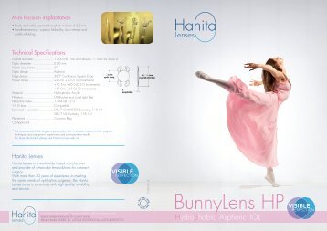 BunnyLens HP - Product brochure - Hanita Lenses