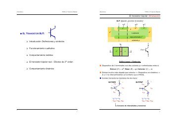 EL TRANSISTOR BJT