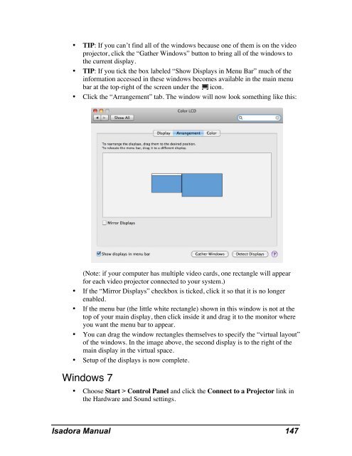 Isadora Manual v1.3 - TroikaTronix