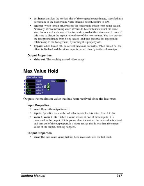 Isadora Manual v1.3 - TroikaTronix