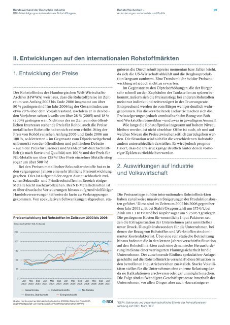 2. BDI-Rohstoffkongress am 20. März 2007 in Berlin Ergebnisbericht ...