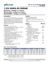 4Gb: x4, x8, x16 DDR3L-RS SDRAM - Micron