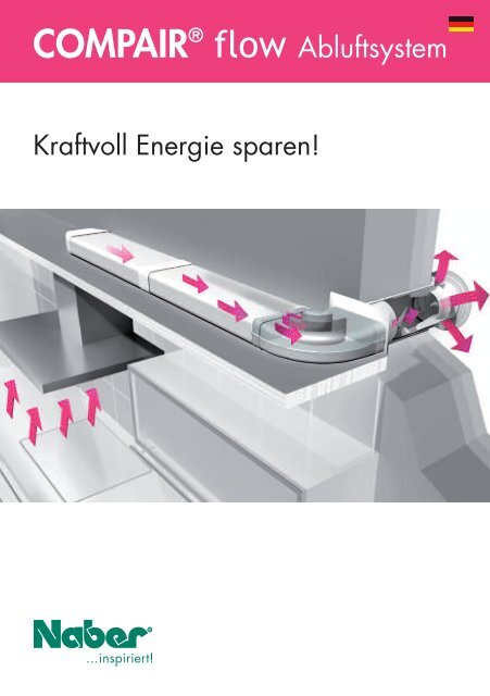 Abluft Flachkanal Set-1/flow 150 COMPAIR®flow