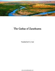 The Gathas of Zarathustra