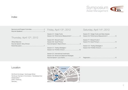 Symposium - Lehrstuhl für Unternehmens- und Schiffsfinanzierung