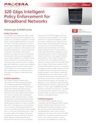 320 Gbps Intelligent Policy Enforcement for Broadband Networks