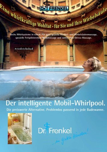 Der intelligente Mobil-Whirlpool. - eli seidl - alles für die schönheit