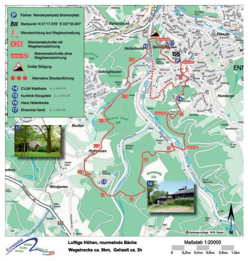 Herzlich willkommen! Die Wanderstrecken - Ennepetal