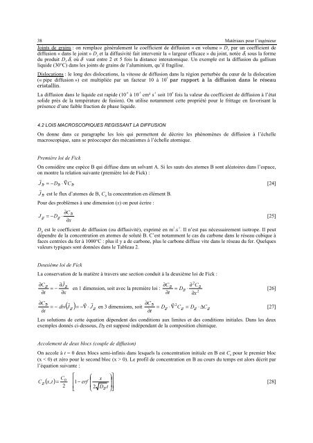 elaboration des materiaux non organiques - Mécanique Matériaux ...