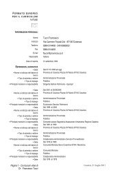 Pagina 1 - Curriculum vitae di Dr. Francesco Tucci Tucci Francesco ...