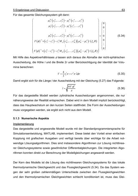 Mathematische Modellierung der Ausscheidung ... - OPUS-Datenbank