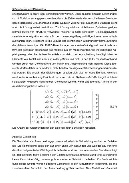 Mathematische Modellierung der Ausscheidung ... - OPUS-Datenbank