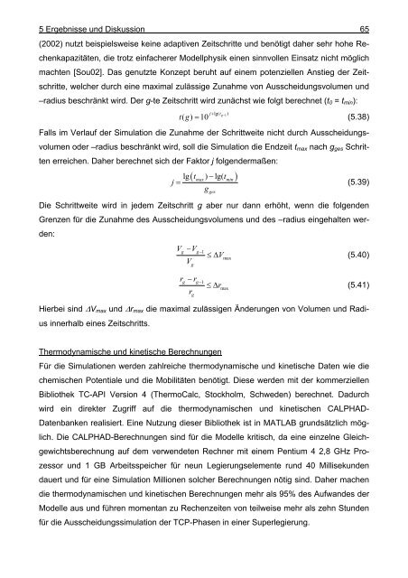 Mathematische Modellierung der Ausscheidung ... - OPUS-Datenbank