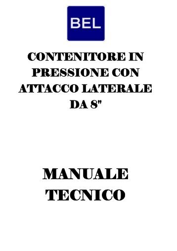 MANUALE TECNICO