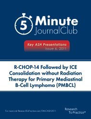 Therapy for Primary Mediastinal B-Cell Lymphoma (PMBCL)