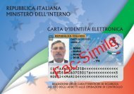 REPUBBLICA ITALIANA MINISTERO DELL’INTERNO