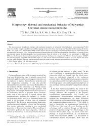Morphology, thermal and mechanical behavior of polyamide 6 ...