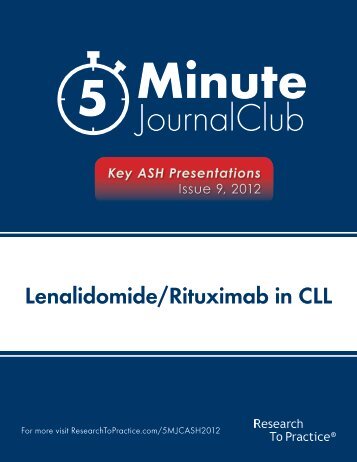 Lenalidomide/Rituximab in CLL