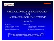 Wire Performance Specification For Aircraft Electrical Systems.ppt ...