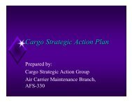 Cargo Strategic Action Plan