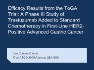 Efficacy Results from the ToGA Trial: A Phase III Study of ...