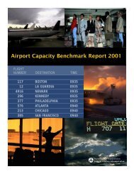 Airport Capacity Benchmark Report 2001