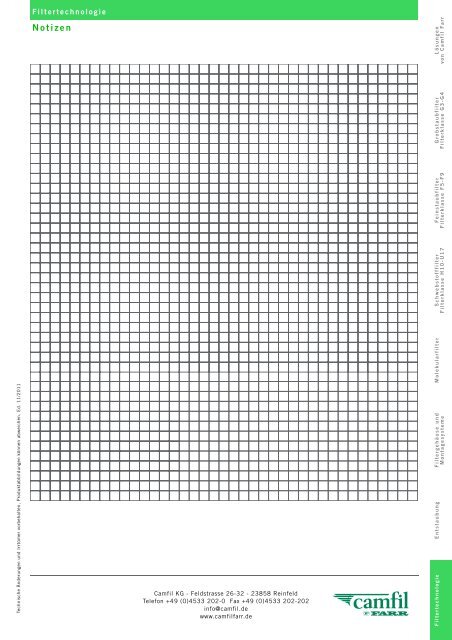 Filterklasse F5 - Camfil Farr