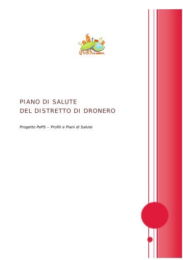 Piano di Salute Distretto di Dronero.pdf - ASL CN1