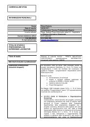 curriculum vitae - ASL CN1