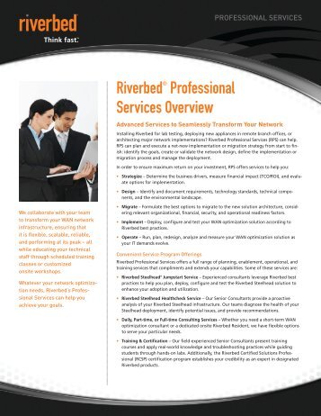 Riverbed Professional Services Overview