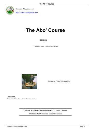 The Abo' Course - Old Jimbo's Site