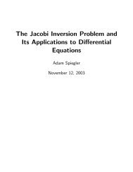 The Jacobi Inversion Problem and Its Applications to Differential Equations