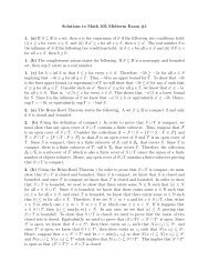 Solutions to Math 305 Midterm Exam #1 1. (a) If S â R is a set, then ...