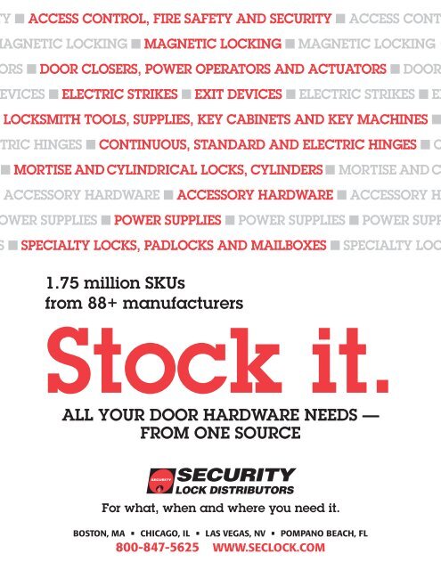 All Your Door Hardware Needs Security Lock Distributors
