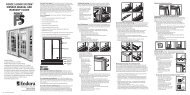 FORCE 5 DOOR SYSTEM OWNERS MANUAL AND WARRANTY GUIDE