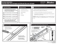 Ultimate Multi-Point Astragal and Ultimate Flip Lever Astragal 1 2 3