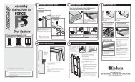 Force 5 Assembly Instructions - Endura Products