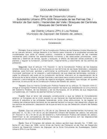 ZPN 3-06 Documento Basico - Gobierno del Estado de Jalisco