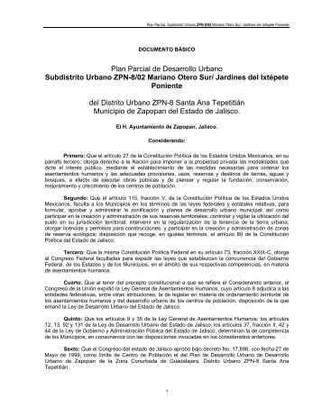 zpn8-02 Documento Basico - Gobierno del Estado de Jalisco