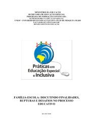 FAMÍLIA-ESCOLA DISCUTINDO FINALIDADES RUPTURAS E DESAFIOS NO PROCESSO EDUCATIVO