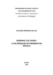 solange serrano salles desenho cultivado - Faculdade de Ciências