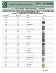 Coats And Clark Thread Color Chart