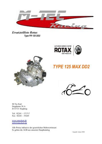 TYPE 125 MAX DD2 - M-Tec Kart