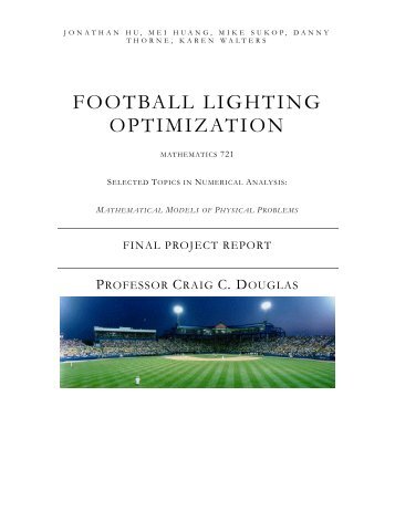 FOOTBALL LIGHTING OPTIMIZATION - MGNet