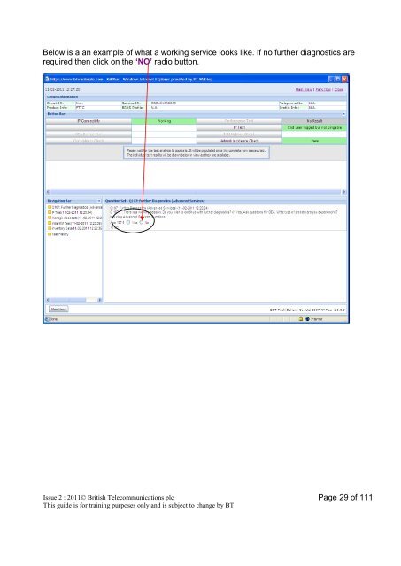 ECO PLUS WBC (FTTX) FAULT REPORTING TRAINING GUIDE