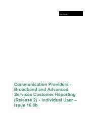 Broadband and Advanced Services Customer ... - BT Wholesale