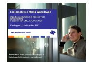 Toekomstvisie Media Waardeweb - GOC