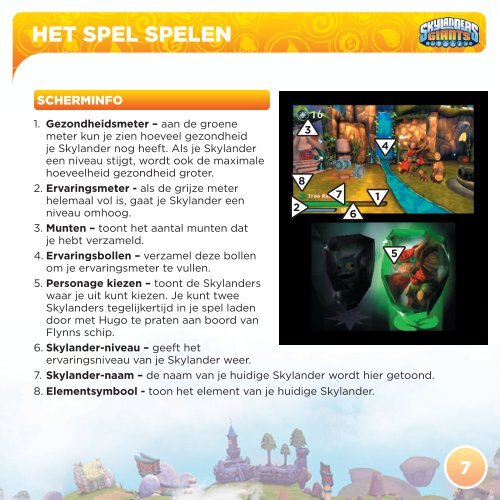 SKYLANDERS Nintendo 3DS-HANDLEIDING